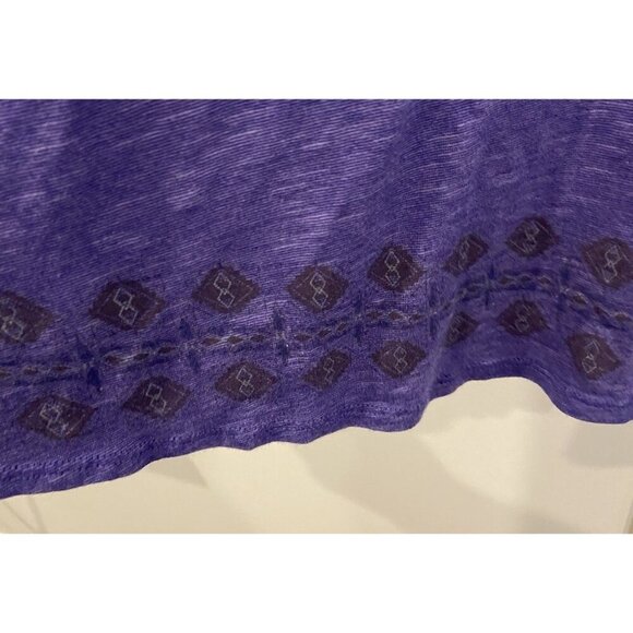 Horny Toad Dress Fit Flare 3/4 Sleeve Purple Size Medium M - Picture 3 of 5